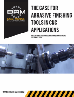 The case for abrasive finishing tools in CNC applications